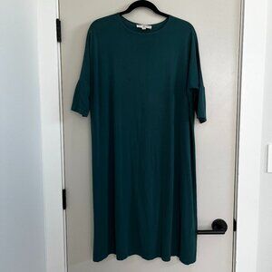 Teal Mimu Maxi Classic Frock Dress